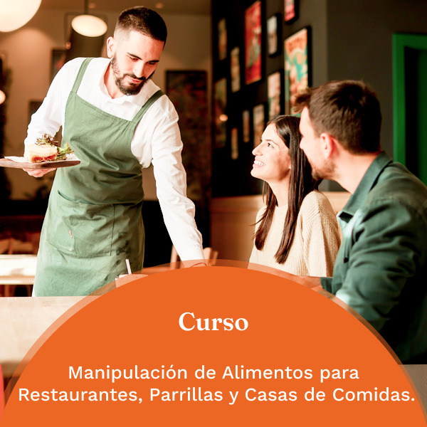 Manipulación de Alimentos para Restaurantes, Parrillas y Casas de Comidas